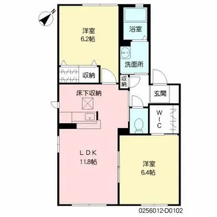 パーク サイト IV番館【1階】の間取り