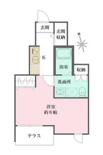 恵比寿樹乃家【1階】の間取り