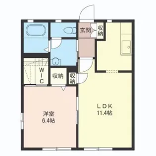 埼玉県さいたま市南区大字太田窪【アパート】の間取り