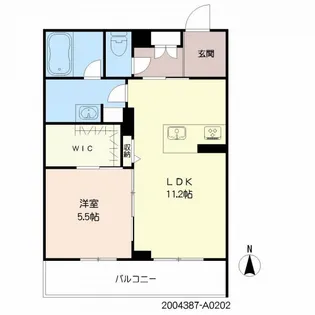 グランメゾン大龍【2階】の間取り