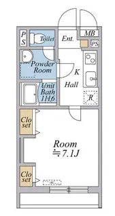 リブリ・曳舟【2階】の間取り