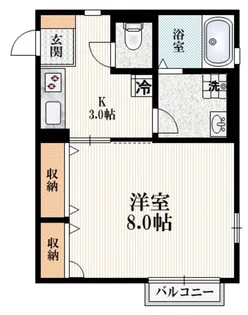 カテドラル【1階】の間取り