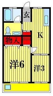 トレス南柏【1階】の間取り