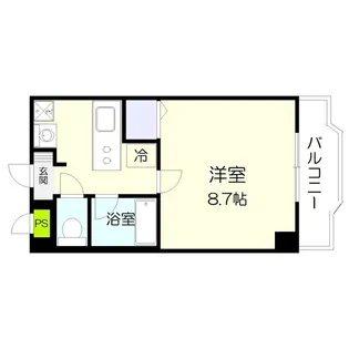 ネオパレス館坂【2階】の間取り