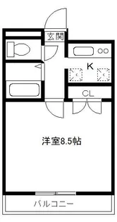 稲毛東ビル(マンスリーマンション)【4階】の間取り