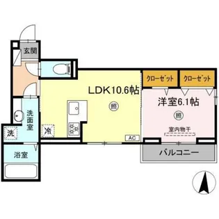 camphoraI【3階】の間取り