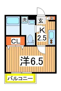 MQuarto柏3【2階】の間取り