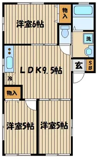 アクティブハウスC棟【1階】の間取り