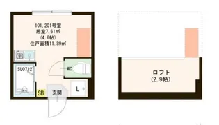 Fine Residence N17【2階】の間取り