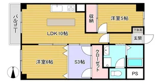 岩崎マンション【3階】の間取り
