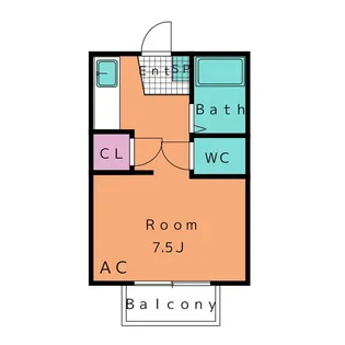 リトルアイランド303【2階】の間取り