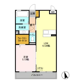 ジュールフェリエ【1階】の間取り