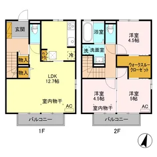 ルッソ【1階】の間取り