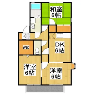 アーバンヒルズII【1階】の間取り