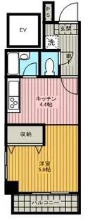 ヴィラエスポワール【3階】の間取り