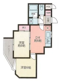 グレイス根岸【4階】の間取り