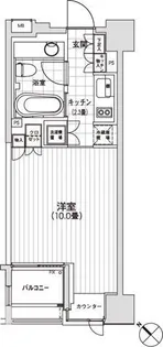 カスタリア銀座【3階】の間取り