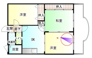 サンライズ【1階】の間取り