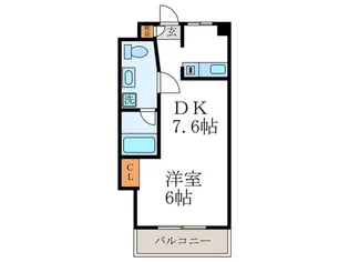 リバーロード高野【3階】の間取り