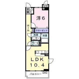 エクセレントヒル【1階】の間取り