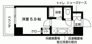 ウエリスアイビー門戸厄神【1階】の間取り
