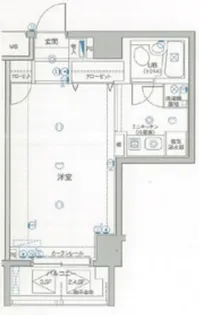 GRAZIA方南町【グラツィア方南町】【1階】の間取り