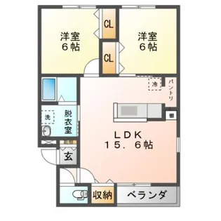 Mハイツ高砂18【3階】の間取り