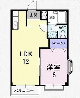 エルディム丸清【2階】の間取り