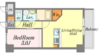 グレーシア観音【7階】の間取り