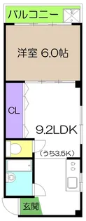 旭ビル【2階】の間取り