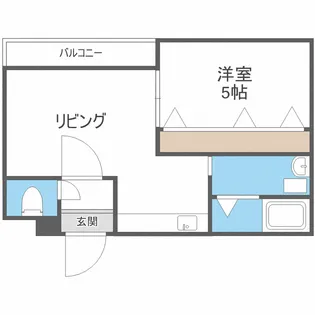 グランディール南五条【2階】の間取り