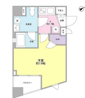 ステージファースト中野坂上【3階】の間取り