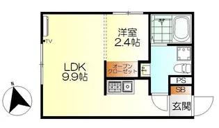 M・テラス吉浦新町【1階】の間取り
