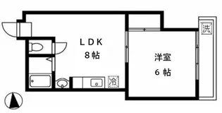 メゾンサトウ【4階】の間取り