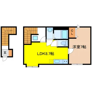オレンジハイツ【2階】の間取り