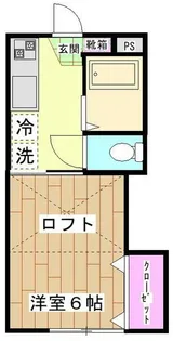 チェリーハウスパートII【2階】の間取り