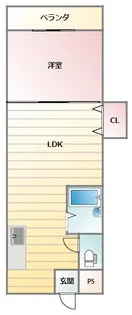 ビューハイツオリマNo.1【3階】の間取り