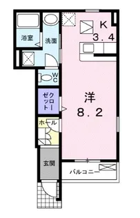 ブリーゼ【1階】の間取り