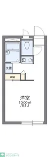 レオパレス諏訪【2階】の間取り