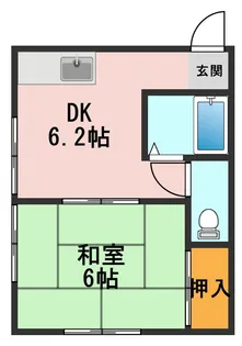タカヨシコーポ【2階】の間取り