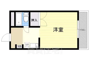 イーストヴィレッジ茨木【1階】の間取り