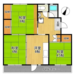 狭山台団地2-27【2階】の間取り