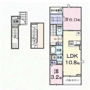 ヒカルサ西大宮【3階】の間取り
