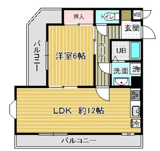 オーナーズマンション【5階】の間取り