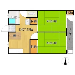 マルホマンション【2階】の間取り