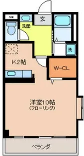 ファーストフィールド【1階】の間取り