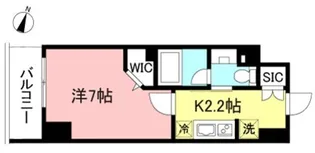 プライムメゾン初台【11階】の間取り