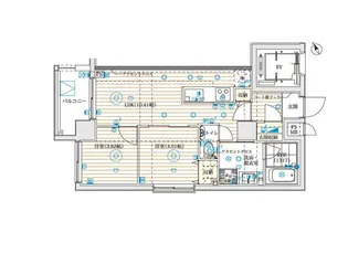B CITY 高田馬場 alivie【5階】の間取り