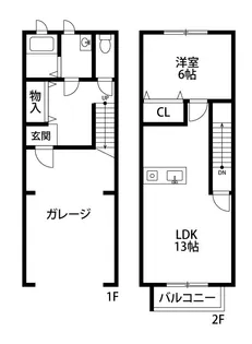 ココモときめき東の間取り