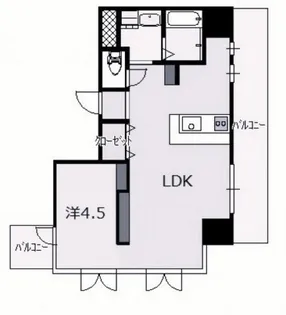 レジェンド南竹屋【5階】の間取り